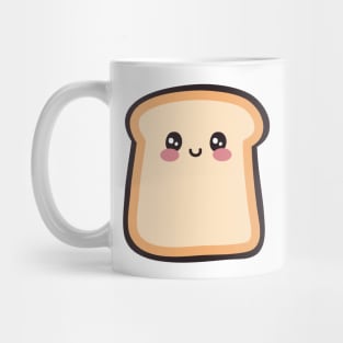 Cute Smiling Toast Bread Mug